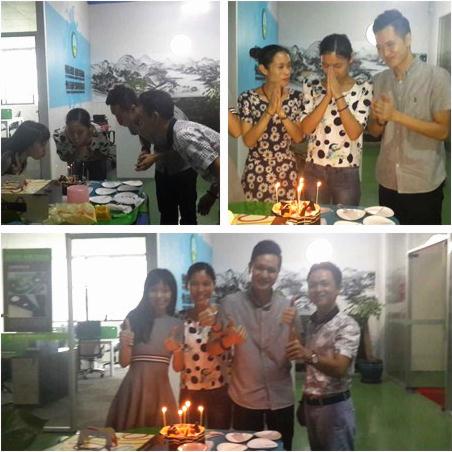 生日快乐!——正能量科技为员工庆生 生日快乐!——正能量科技为员工庆生